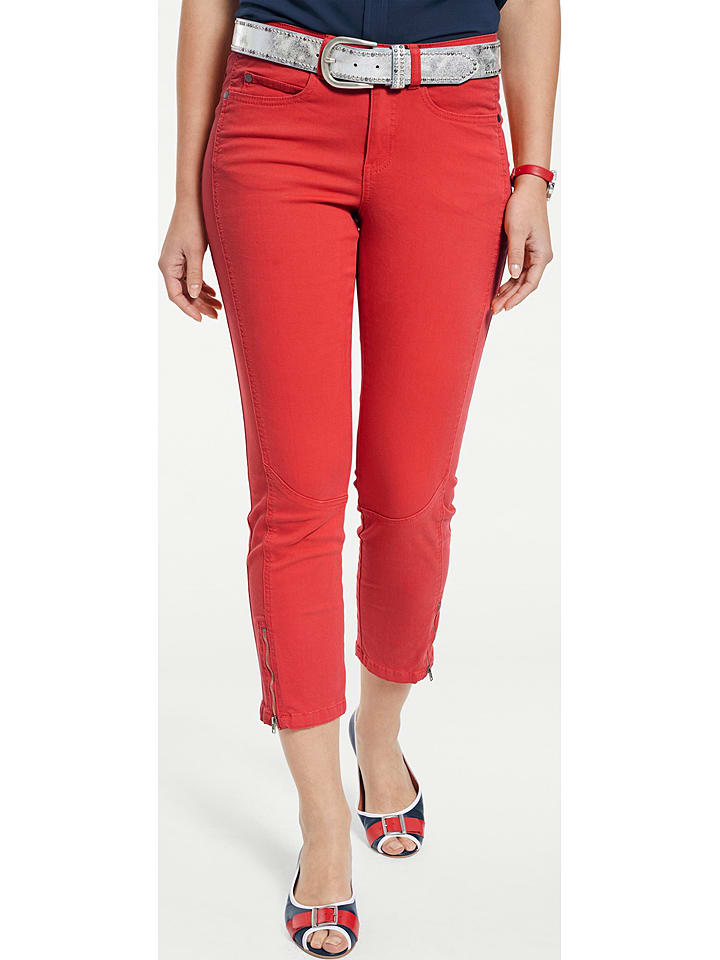 Heine Rybaczki dżinsowe w kolorze czerwonym rozmiar: 46