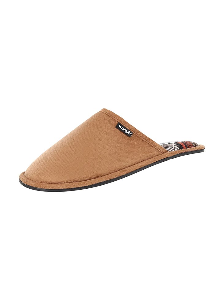 Wrangler Kapcie "Sahara" w kolorze jasnobrązowym rozmiar: 41/42