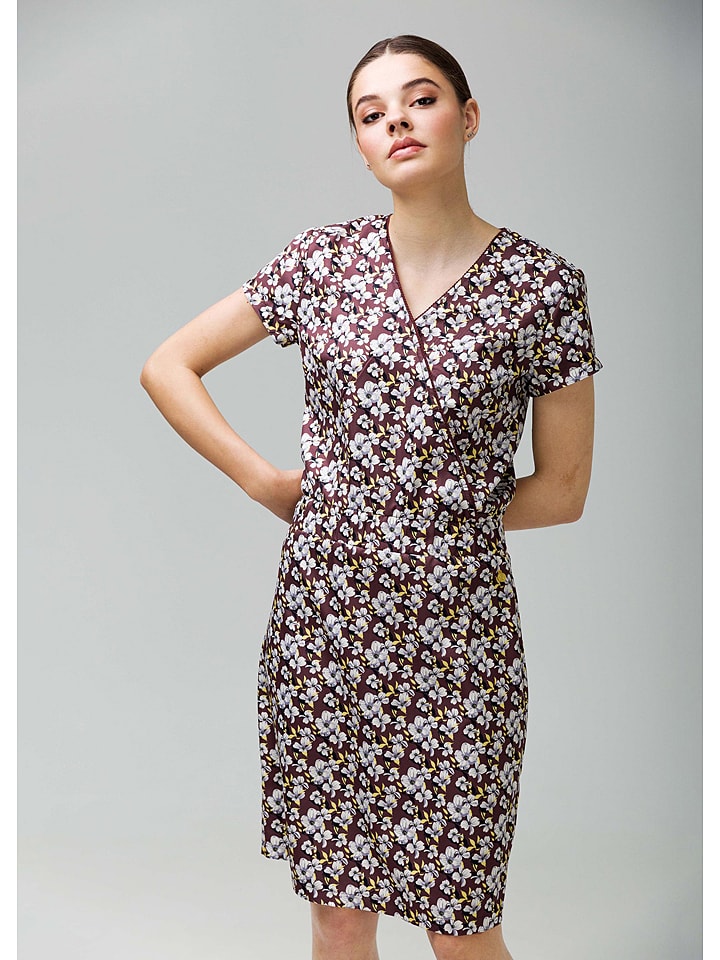 4funkyflavours Sukienka "Fanatic" w kolorze brązowym rozmiar: S