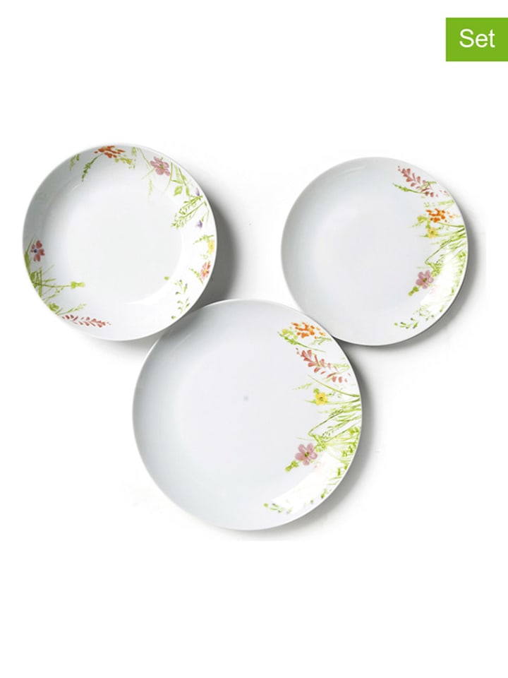 Trendy Kitchen by EXCÉLSA 18-częściowy zestaw talerzy w kolorze białym rozmiar: onesize