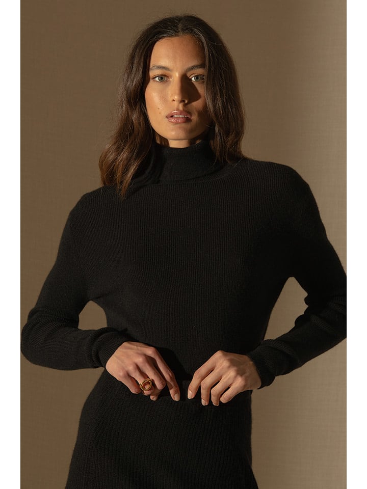 Perfect Cashmere Kaszmirowy golf w kolorze czarnym rozmiar: XL