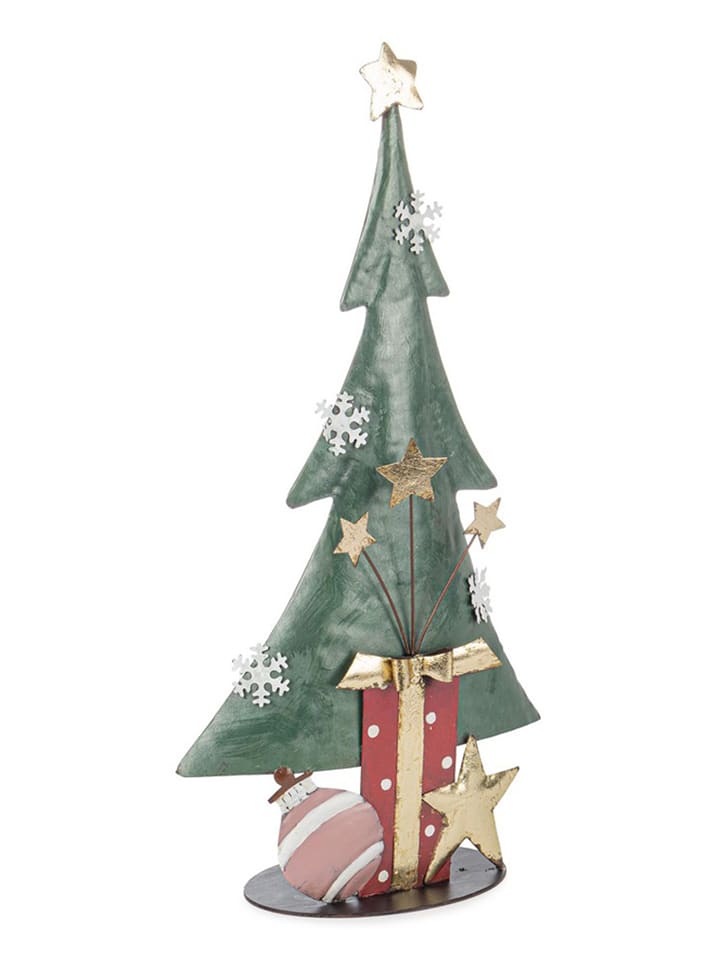 Bizzotto Figurka dekoracyjna w kolorze zielonym - wys. 46 cm rozmiar: onesize