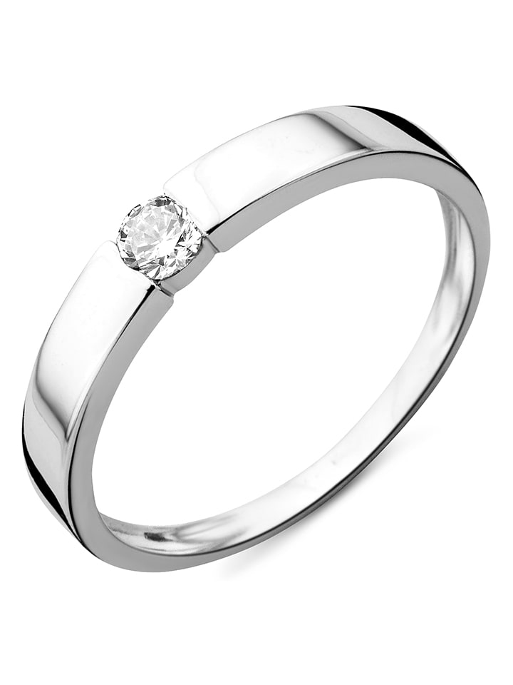 Diamant Exquis Złoty pierścionek z diamentem rozmiar: 62