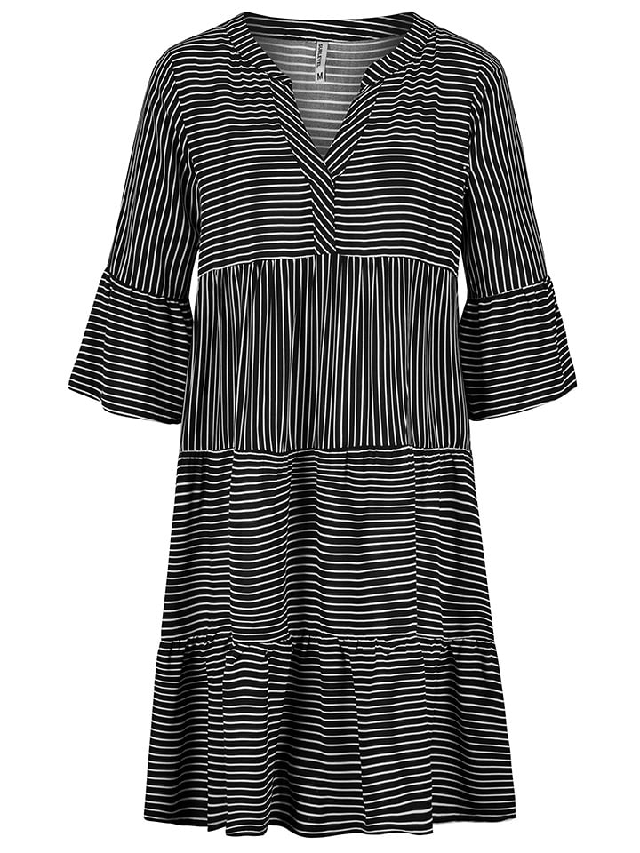 Sublevel Sukienka w kolorze czarno-białym rozmiar: L