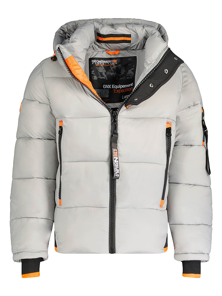 Geographical Norway Kurtka zimowa "Calix" w kolorze szarym rozmiar: L