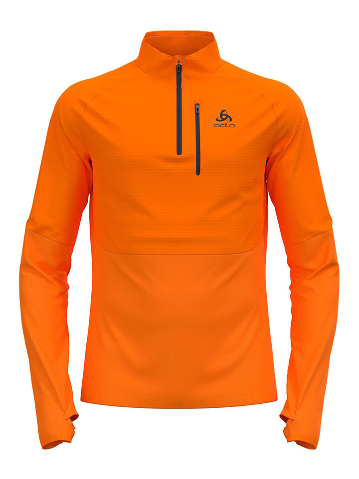 Odlo Bluza polarowa "Descent" w kolorze pomarańczowym rozmiar: XL