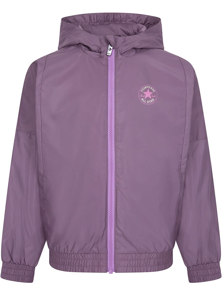 Converse Kurtka przeciwwiatrowa w kolorze fioletowym rozmiar: 140-152