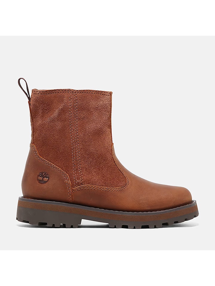 Timberland Skórzane botki "Courma" w kolorze jasnobrązowym rozmiar: 30