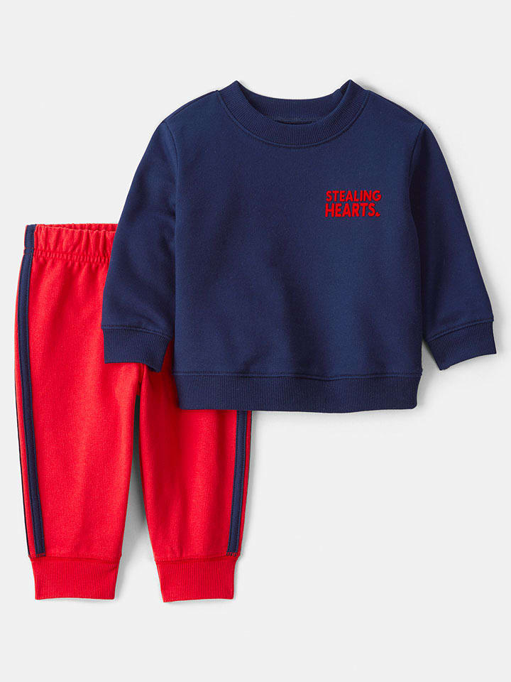 carter's 2-częściowy zestaw w kolorze granatowo-czerwonym rozmiar: 62