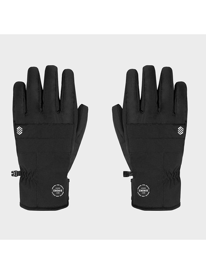 Siroko Rękawiczki funkcyjne "Voss" w kolorze czarnym rozmiar: M