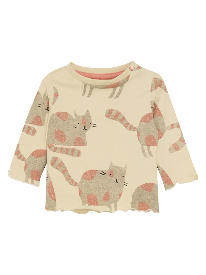 Noppies Koszulka "Twain" w kolorze beżowym rozmiar: 86