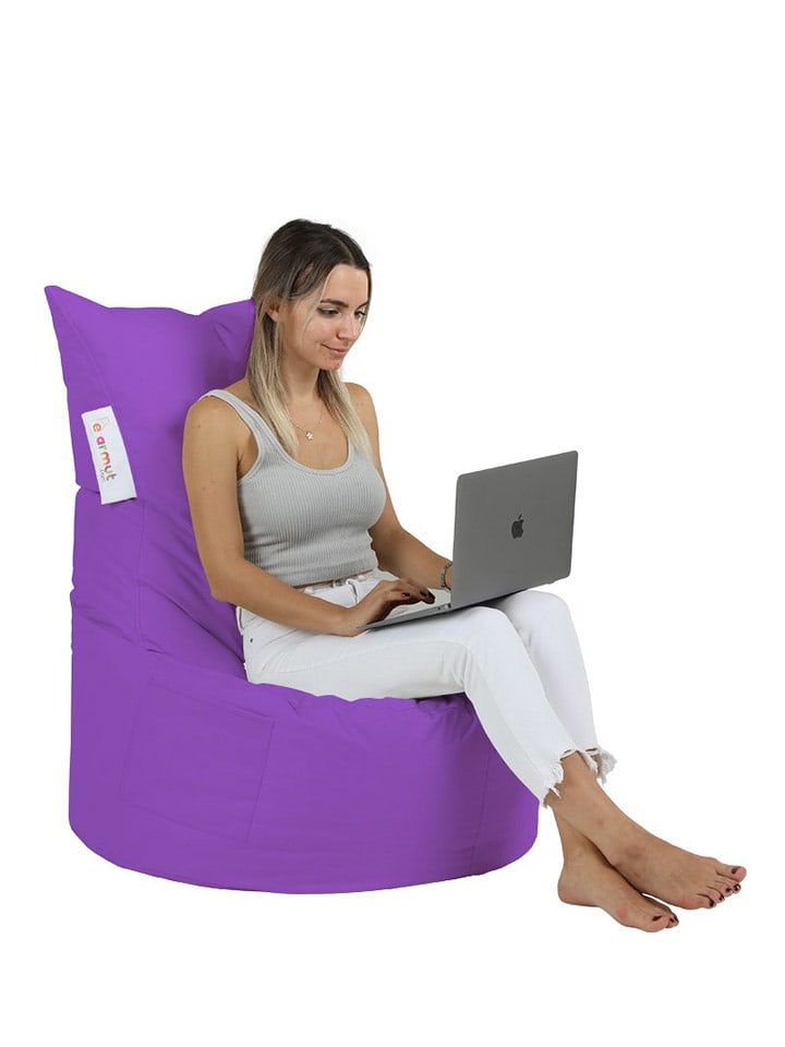 FLORIANE GARDEN Worek w kolorze fioletowym do siedzenia - 70 x 95 x 40 cm rozmiar: onesize