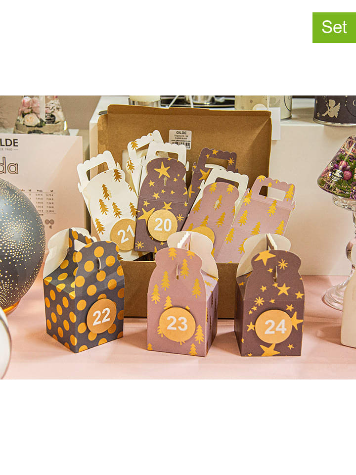 GILDE 24-częściowy zestaw ze wzorem - 9 x 15 x 3,5 cm rozmiar: onesize