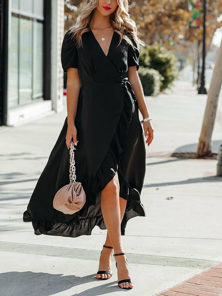 Milan Kiss Sukienka w kolorze czarnym rozmiar: L