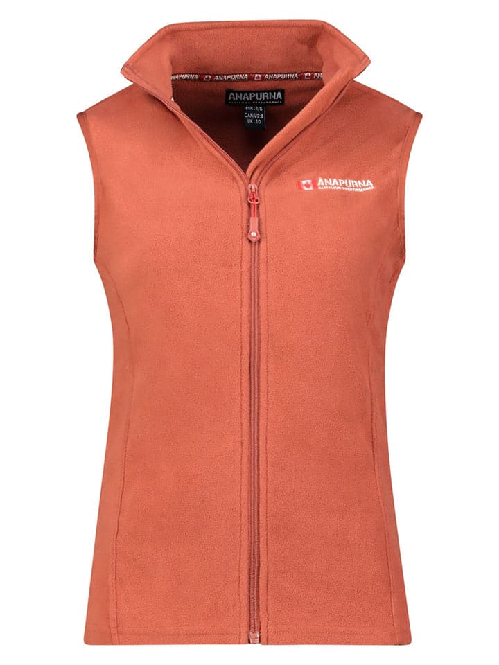 ANAPURNA Kamizelka polarowa "Vugana" w kolorze pomarańczowym rozmiar: XXL