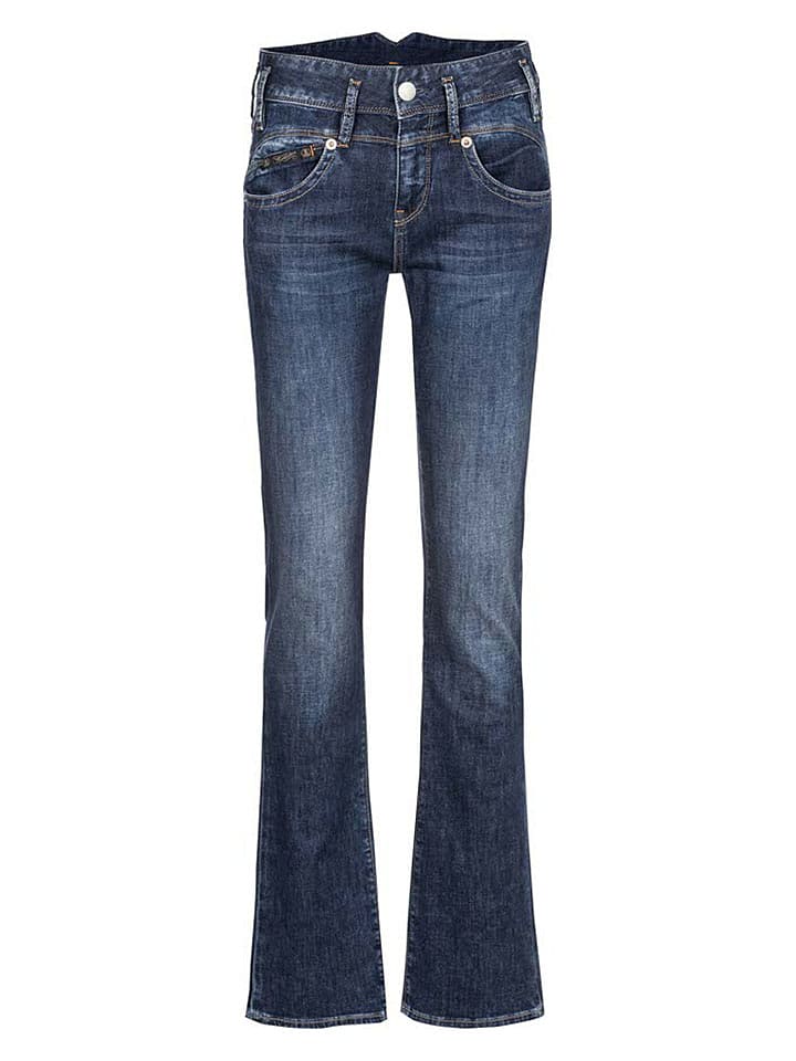 Herrlicher Dżinsy "Pearl" - Slim fit - w kolorze granatowym rozmiar: W32/L32