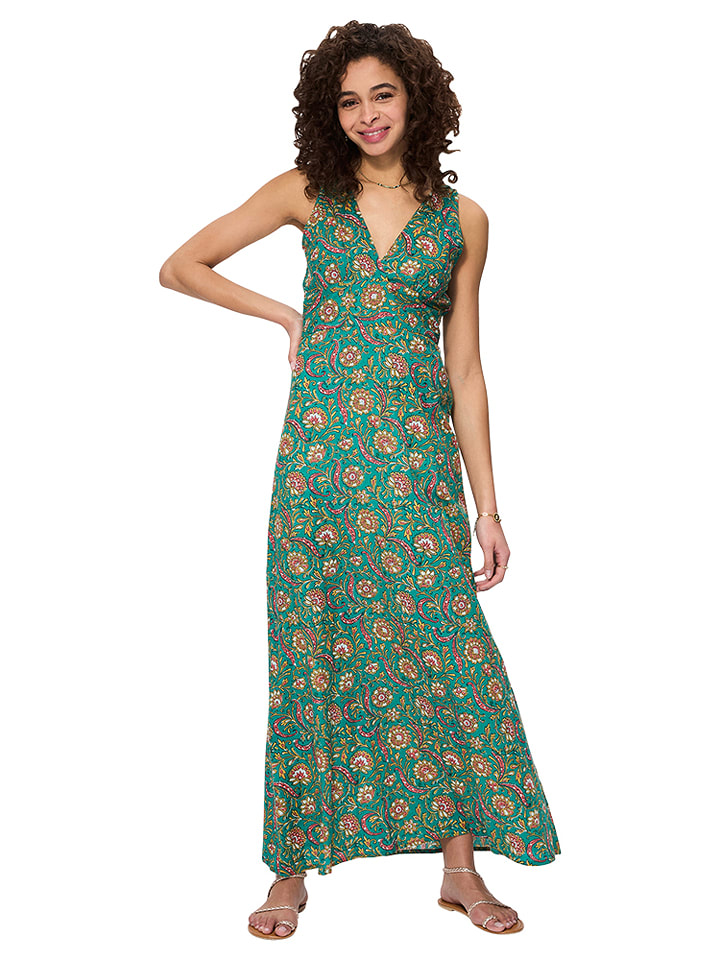 Aller Simplement Sukienka w kolorze zielono-różowym rozmiar: 38/40