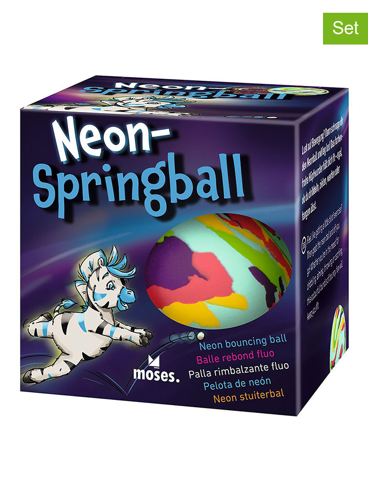 moses. Neonowe piłeczki (2 szt.) - 3+ (produkt niepsodzianka) rozmiar: onesize