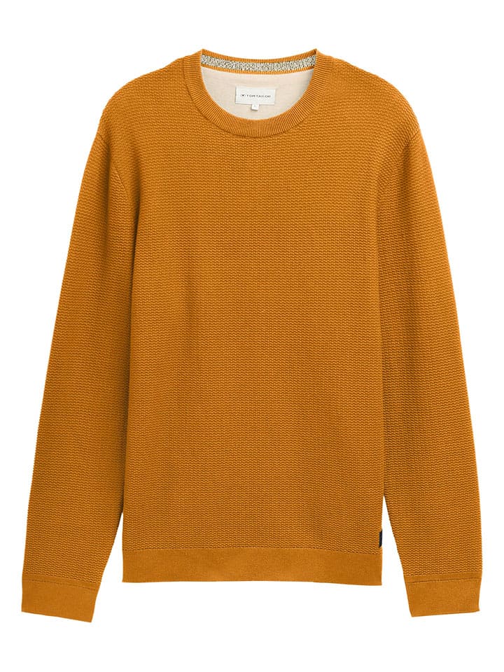 Tom Tailor Sweter w kolorze musztardowym rozmiar: M