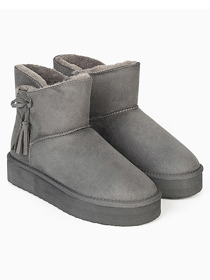 ISLAND BOOT Botki zimowe "Cullen" w kolorze szarym rozmiar: 40