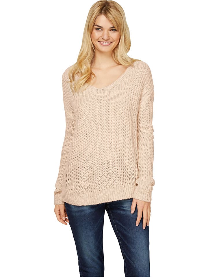 Heine Sweter w kolorze beżowym rozmiar: 34