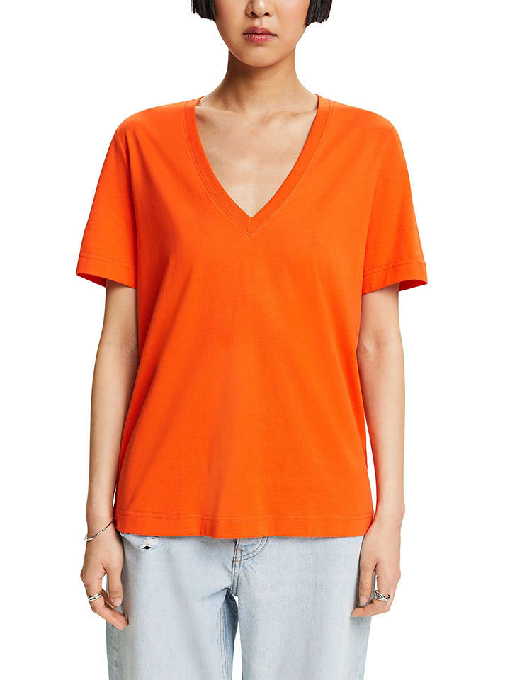 ESPRIT Koszulka w kolorze pomarańczowym rozmiar: XS