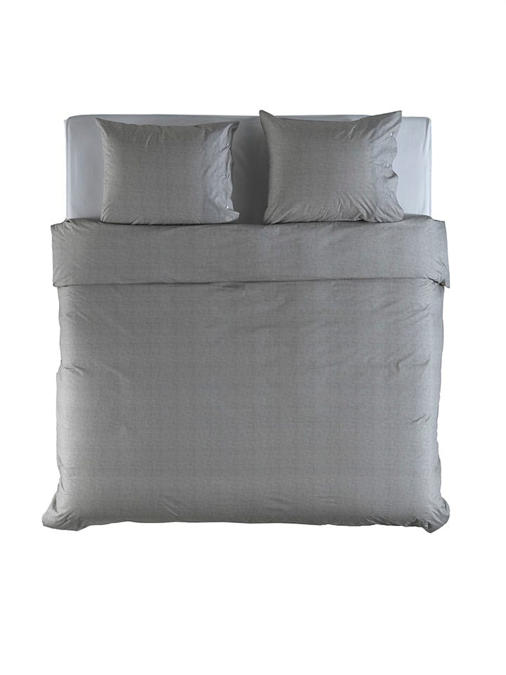 Yellow Komplet pościeli "Punzo" w kolorze szarym rozmiar: 135x200 cm