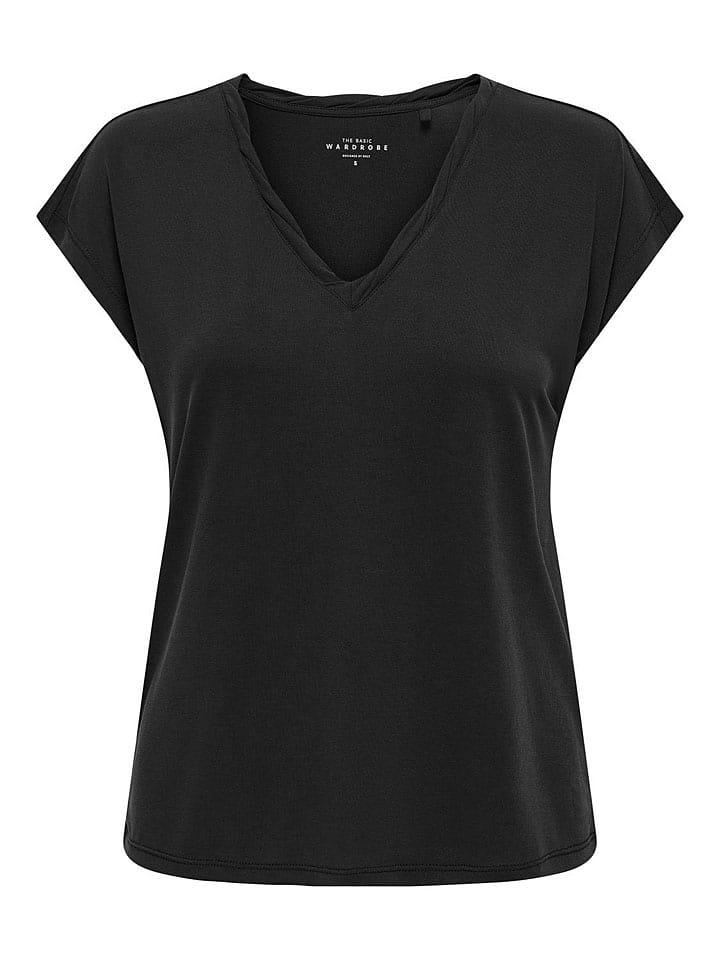 ONLY Koszulka w kolorze czarnym rozmiar: XS