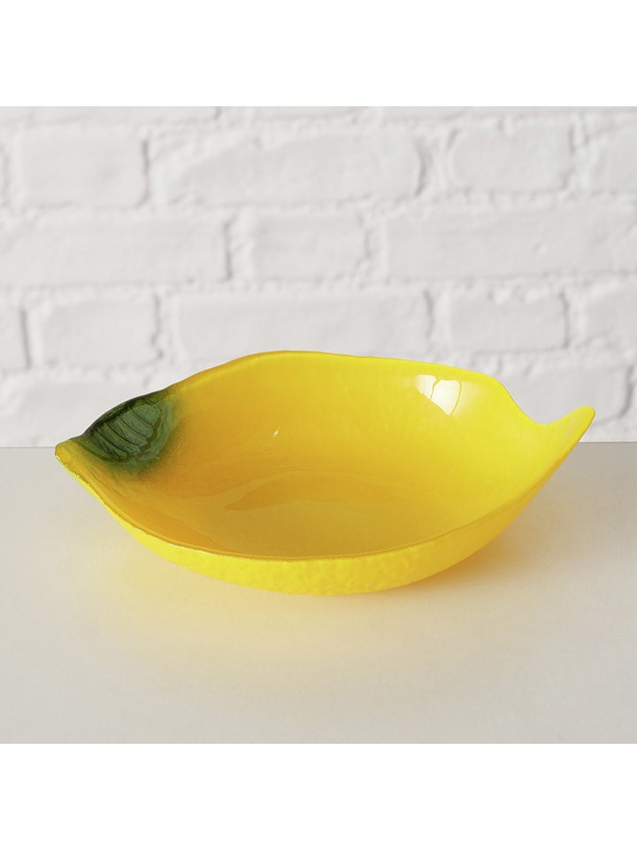 Boltze Miska "Limone" w kolorze żółtym do serwowania - 16,5 x 11 cm rozmiar: onesize