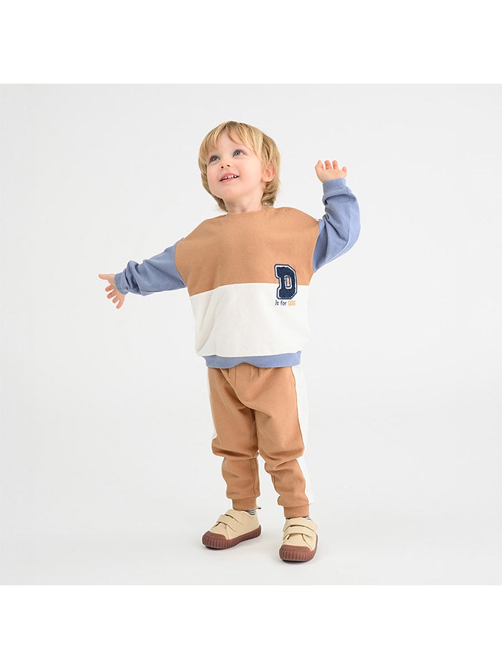 COOL CLUB 2-częściowy zestaw w kolorze beżowo-kremowym rozmiar: 92