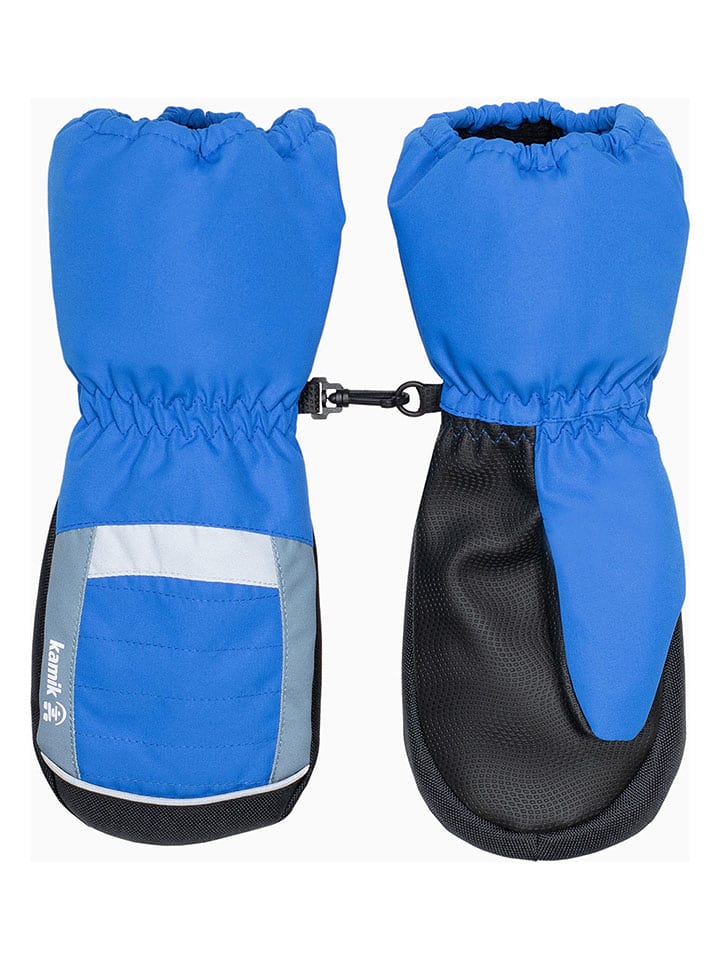 Kamik Rękawice funkcyjne "Bobcat" w kolorze niebieskim rozmiar: 104-116