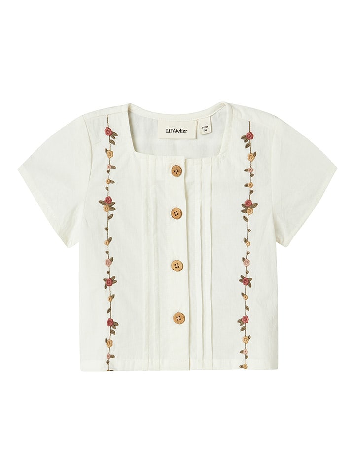 Lil Atelier Bluzka w kolorze kremowym rozmiar: 74