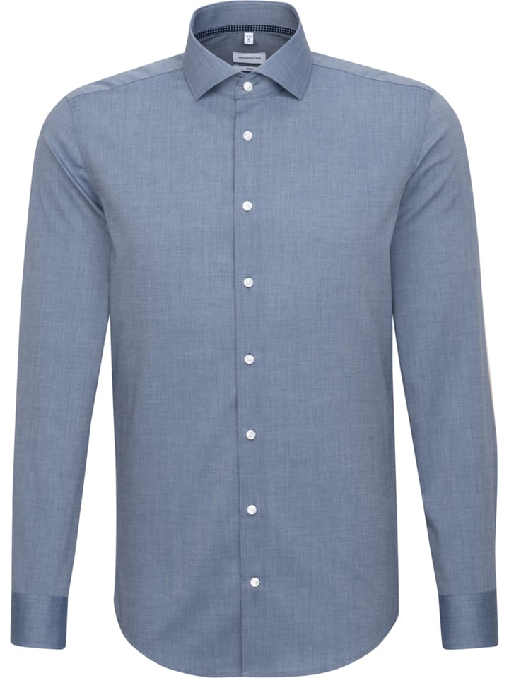 Seidensticker Koszula - Slim fit - w kolorze granatowym rozmiar: 40