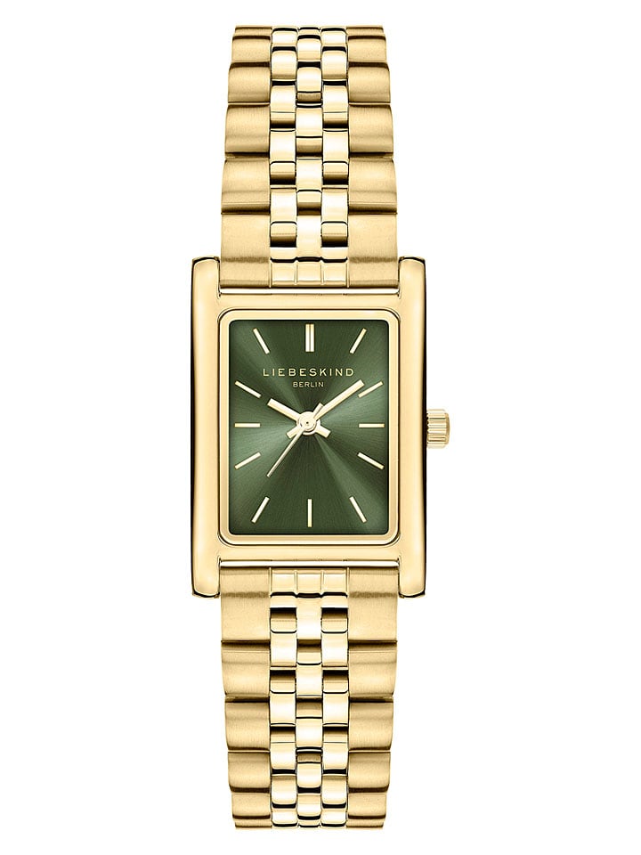 Liebeskind Zegarek kwarcowy w kolorze złoto-oliwkowym rozmiar: onesize