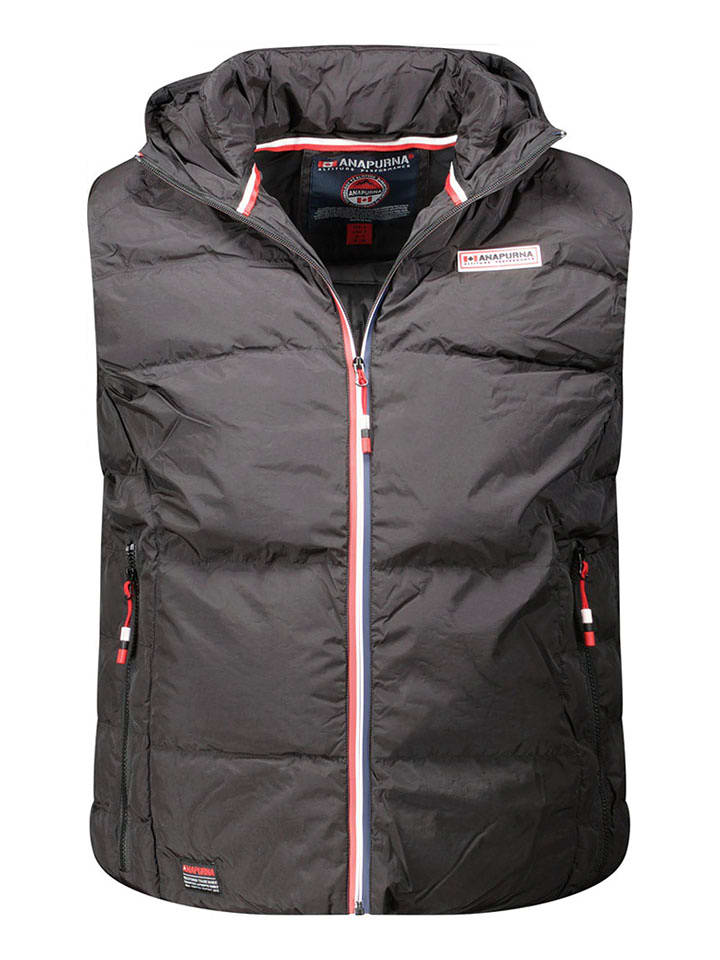 ANAPURNA Kamizelka pikowana "Vitoana" w kolorze czarnym rozmiar: L