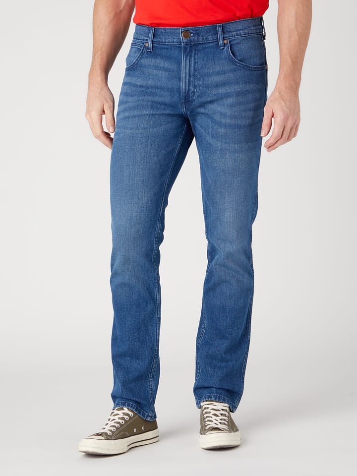 Wrangler Dżinsy "Greensboro" - Regular fit - w kolorze granatowym rozmiar: W38/L34