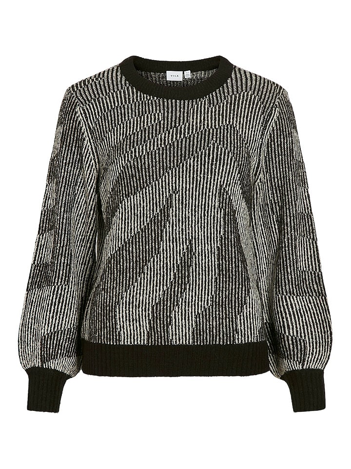 Vila Sweter "Pinna" w kolorze kremowo-beżowym rozmiar: M