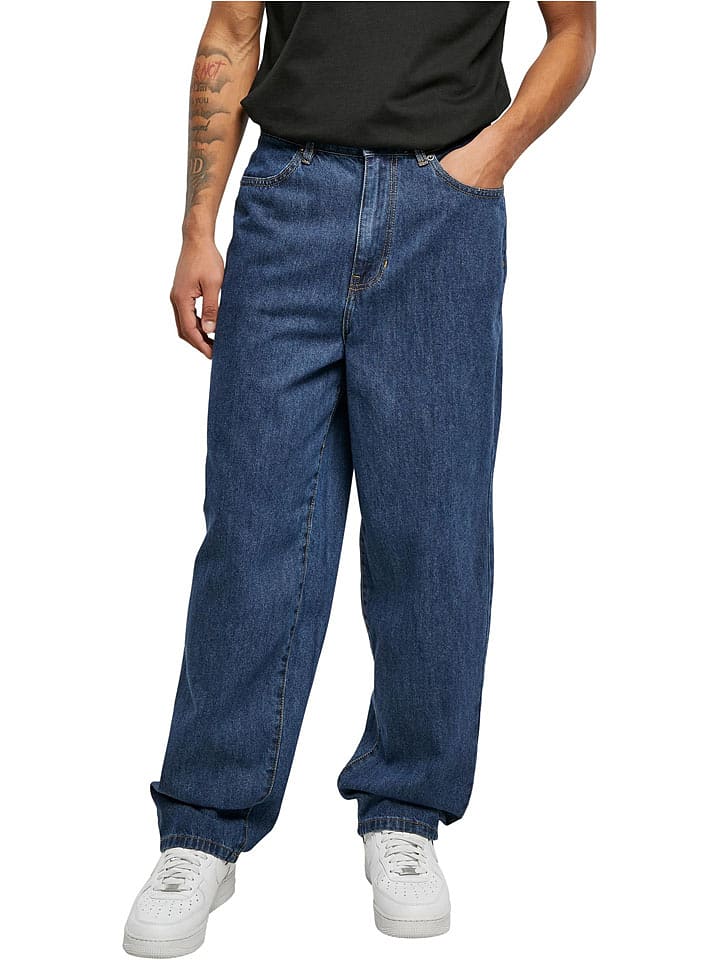 Urban Classics Dżinsy - Comfort fit - w kolorze granatowym rozmiar: W38