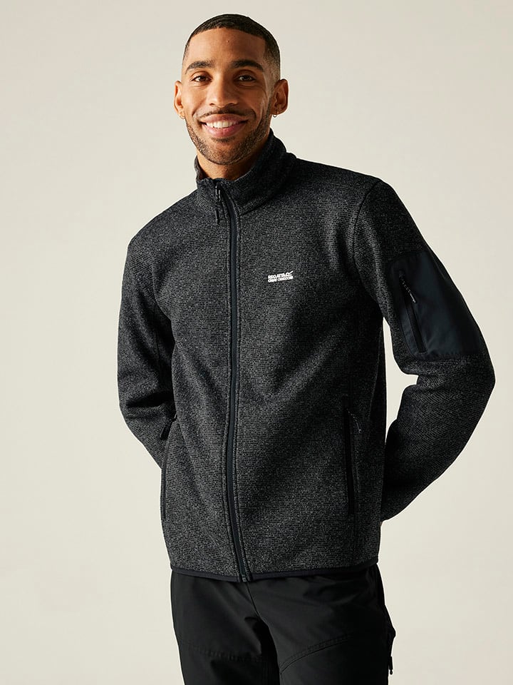 Regatta Kurtka polarowa "Newhill" w kolorze antracytowym rozmiar: L