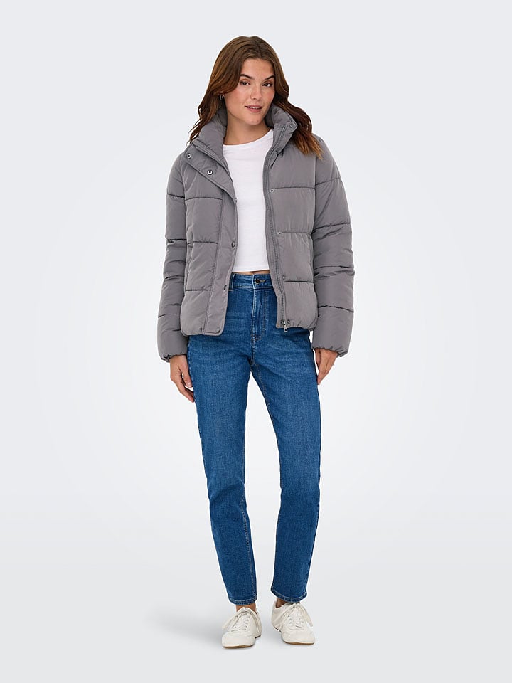 ONLY Kurtka pikowana w kolorze szarym rozmiar: XL