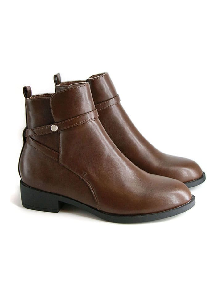 Belluci Botki w kolorze brązowym rozmiar: 36