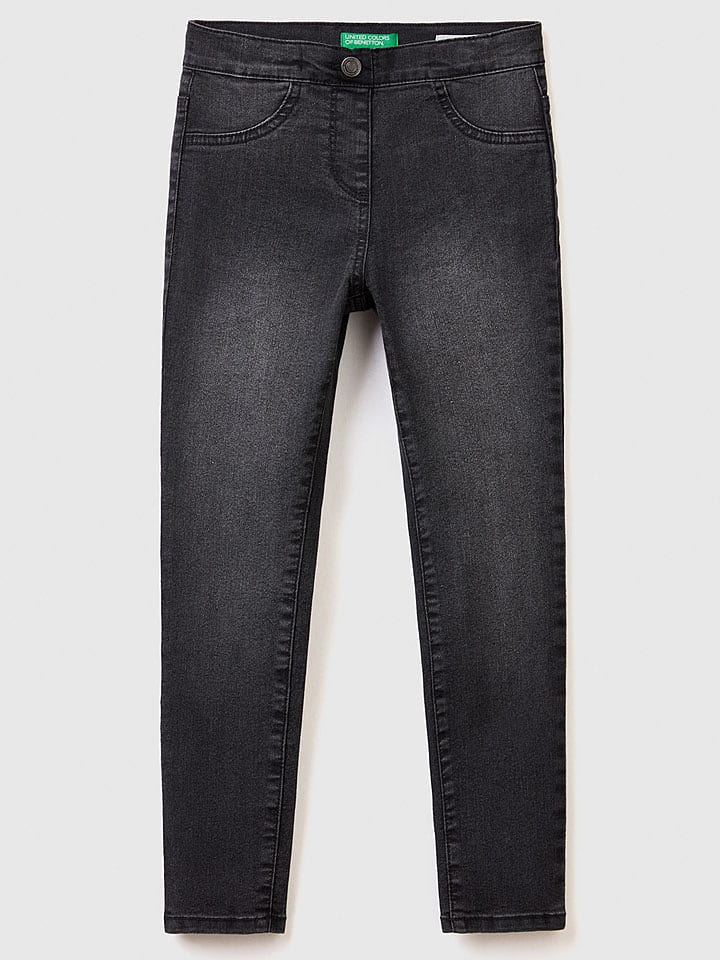 Benetton Dżinsy - Regular fit - w kolorze antracytowym rozmiar: 150