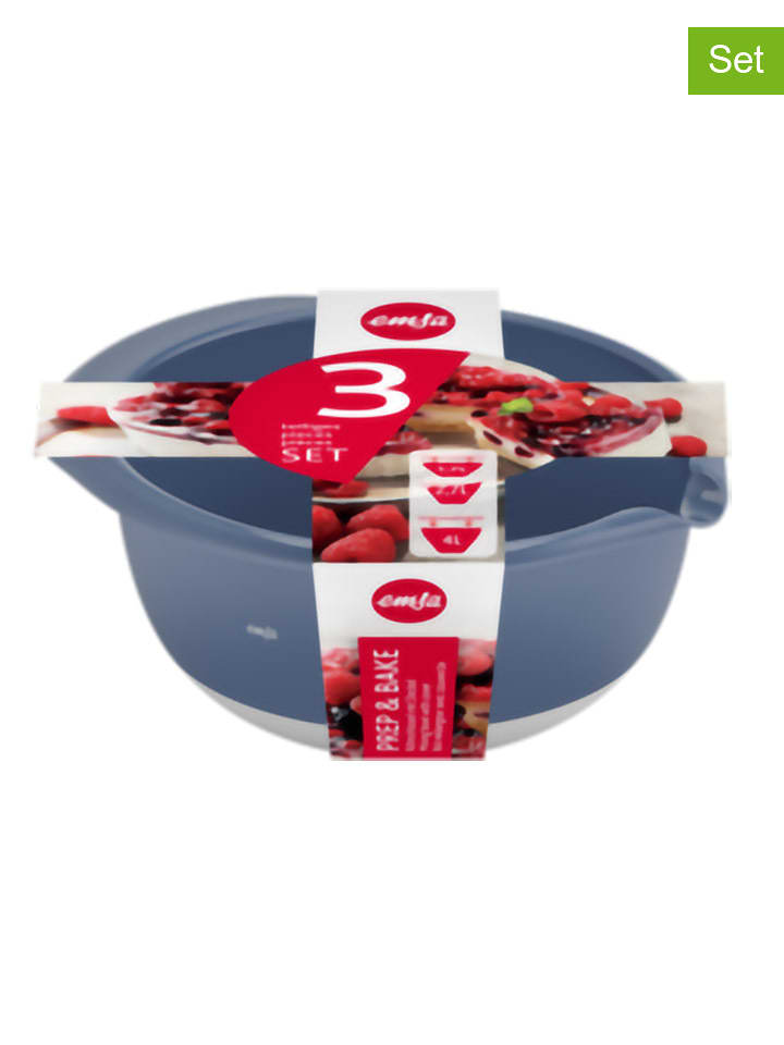 Emsa Miski (3 szt.) w kolorze niebieskim do mieszania rozmiar: onesize