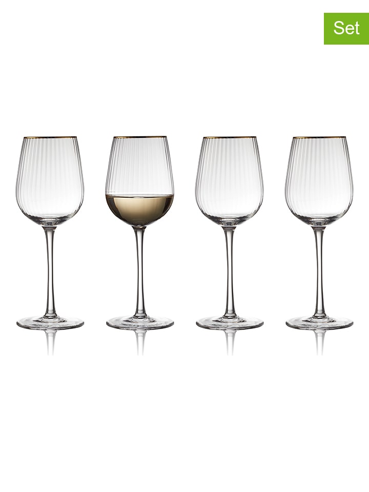 Lyngby Glas Kieliszki (4 szt.) "Palermo" do białego wina - 300 ml rozmiar: onesize