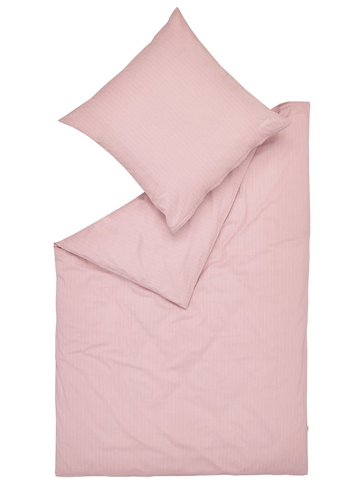 ESPRIT Komplet pościeli flanelowej "Cuno" w kolorze jasnoróżowym rozmiar: 135x200 cm