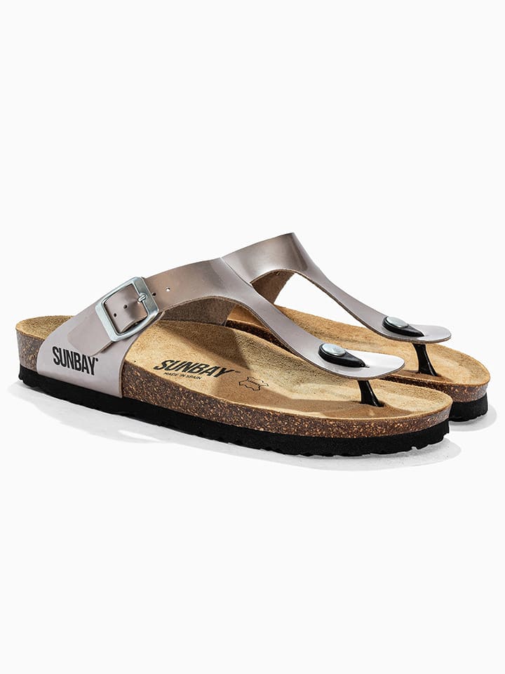 Sunbay Japonki "Camelia" w kolorze srebrnym rozmiar: 41