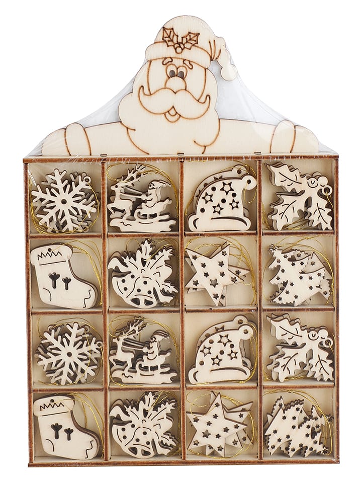 Profiline Dekoracyjne zawieszki (48 szt.) w kolorze jasnobrązowym rozmiar: onesize