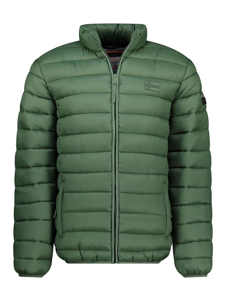 Geographical Norway Kurtka pikowana "Amichoko" w kolorze zielonym rozmiar: XXL