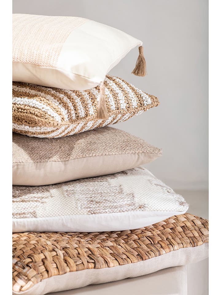 J Line Poduszka w kolorze beżowym - 45 x 45 cm rozmiar: onesize