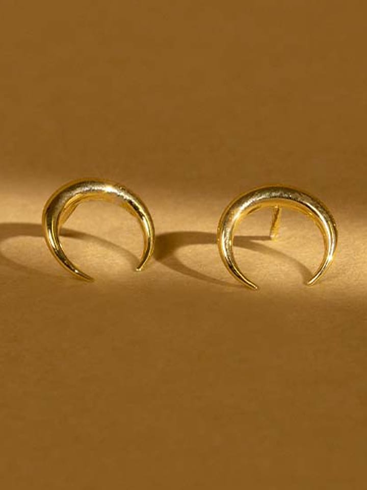 OR ÉCLAT Złote kolczyki-wkrętki rozmiar: onesize